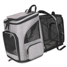 Pet Carriers Convertible Car Seats Folded Dog Bed With-Gray