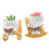 Adorable Smile Faces Plant Pot Featuring Rocking Drainage-3 1