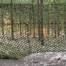 (2X3M) Camouflage Netting for Hunting in The Woods, Suitable for Jungle Hunting. Sunshade Camouflage Fabric, Ideal for Outdoor
