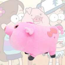 Süßes Plüschschwein, rosa, 55 g