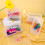 Small Plastic Storage Box 6 Pack Clear Stackable Organizer with Lid for Jewelry Beads Crafts 2