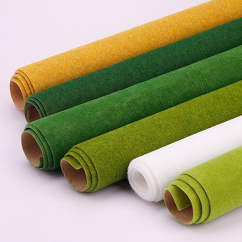 Decorative Artificial Grass Mat 100x40cm Miniature Garden Grass Decor 2