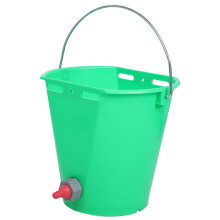8L Calf Feeding Bucket with Nipple, Leakproof Milk Dispenser for Cattle and Sheep Livestock