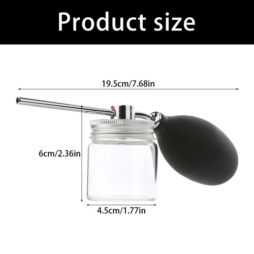 Ergonomischer Griff, wiederverwendbare Sprühflasche für Pulver 2
