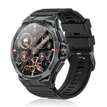 Military Smart Watch AMOLED Ultra HD Rugged Outdoor with Calls 100+ Sports Modes IP68 for Android iOS