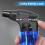 Butane Torch Lighter 5 Pack Refillable Windproof Jet Flame with Adjustable Control for BBQ Camping 4