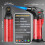 Butane Torch Lighter 5 Pack Refillable Windproof Jet Flame with Adjustable Control for BBQ Camping 5
