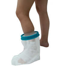Waterproof Kids Foot Cast Protector for Shower, Reusable Latex Ankle Cast Cover