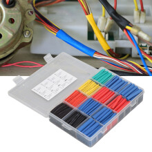 850 Stück Schrumpfschlauch-Set, 2:1, flexibel, isolierend, 5 Farben