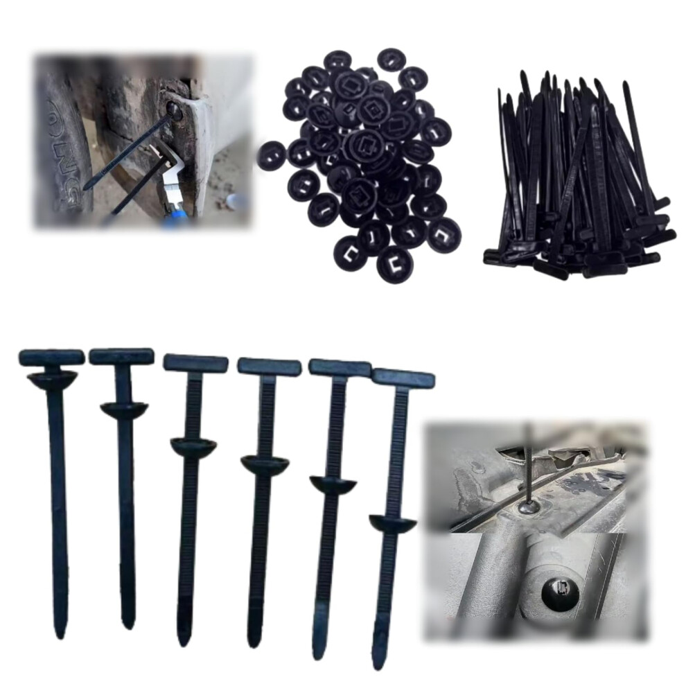 Cable Tie Buckle 30 Pack Heavy Duty Nylon Reusable Zip Tie Clips With Secure Locking For Automotive And Home 9092120401721