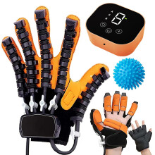 Hand Rehabilitation Gloves Left Hand XL for Stroke Recovery with Mirror Mode Finger Training