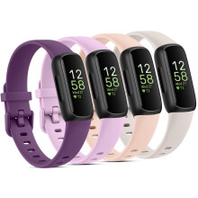 Straps for Fitbit Inspire 3 Strap for Women Men 4Pack Silicone Strap Sport