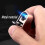 Butane Torch Lighter with Windproof Blue Flame, Refillable Adjustable Flame for BBQ Camping Outdoor 3