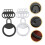 20pcs Alloy Zipper Pull Replacement Kit for Quick Zipper  Jackets Bags Luggage 3
