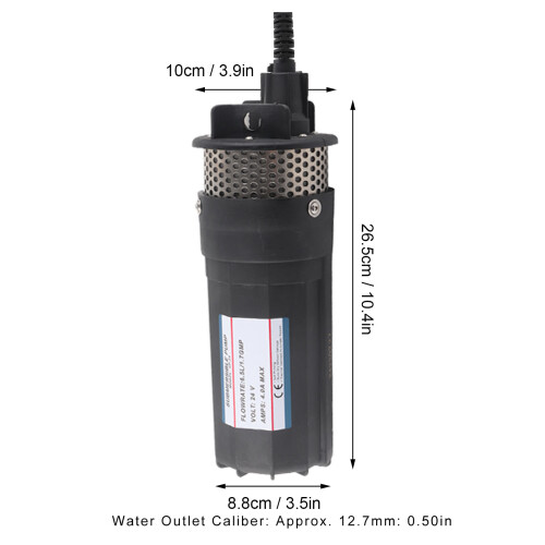 Solar Submersible Pump 6.5L 230ft