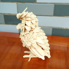 Wooden Owl Puzzle Kit 3D Jigsaw DIY Craft for Kids – Educational Wooden Toy
