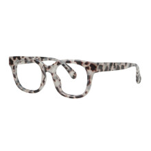 Retro Oversized Blue Light Blocking Reading Glasses for Women, 300x Magnification Flower Pattern, UV400 Protection