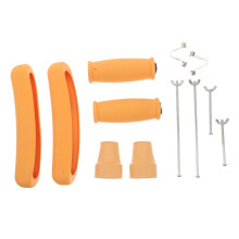 Crutch Replacement Parts Kit with Improved Traction Tips and Cushioned Handles for Walking Canes