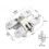 Invisible concealed folding door hinge cross hinge hidden hinge hidden hinge hidden hinge hidden hinge 1