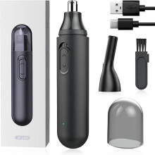 Multifunctionele draadloze neus- en oortrimmer – Trimmer voor neus-, oor- en wenkbrauwhaar, USB-oplaadbaar, IPX7 waterdicht, professionel