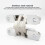 Invisible concealed folding door hinge cross hinge hidden hinge hidden hinge hidden hinge hidden hinge 3