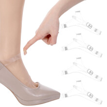 Transparent Heel Straps Silicone Invisible Shoe Straps Prevent Heel Slippage One Size Fits Most