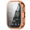 Rose Gold Full Coverage Soft TPU Protective Cover with Screen Protector for Amazfit BIP6 Case 1