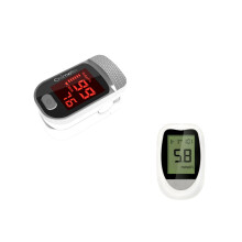Vingerclip-pulsoximeter en bloedglucosemeter, slimme draagbare bloedglucosemeter voor ouderen die onderweg zijn of thuis.