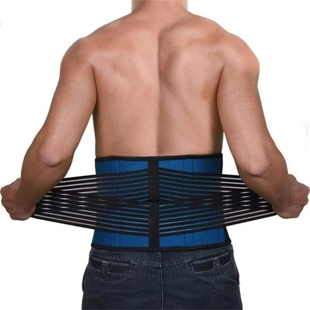 XXLarge Back Support Brace for Lower Back Pain Relief and Adjustable Lumbar Support