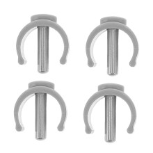 4pcs Adjustable Walking Cane Clips CShape Grip Clamps for Enhanced Stability and Easy Use