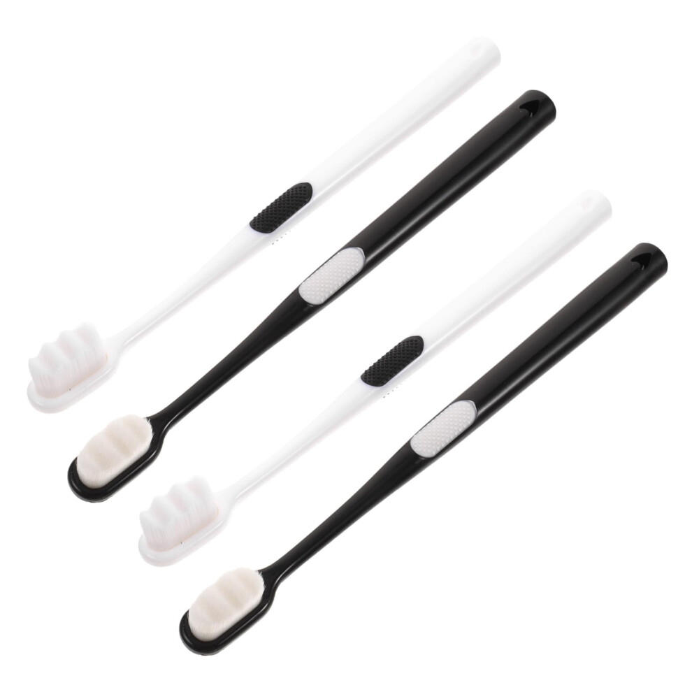 Soft Bristle Toothbrush for Sensitive Teeth Gentle Gum Protection 4 Pack for Pregnant Women Adults