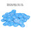 100Pcs Beehive Number Tags with Holes White and Blue Beekeeping Labels for Easy Identification 3