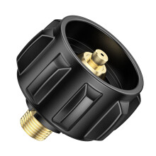 2PCS Solid Brass Propane Tank Adapter QCC1 to 1/4 Inch NPT Connector for Regulator and Hose