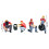 1:64 Scale Hand Painted Miniature Figure for Miniature-work red 4