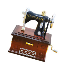 Wind Up Music Box,Hand Crank Sewing Machine Mechanism Musical