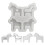 Moule flexible de silicone de catégorie comestible pour la 4