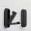 Pack of 6 Foldable Hide Wall Hook Alloy Sturdy Space-Black 7