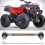 M10 Tie Rod Ball Joint Set for ATV Quad 4