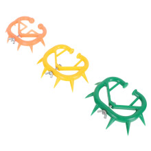 Calf Weaning Nose Ring Set 6pcs PP Cattle Weaner Clamp AntiSuckling Durable Livestock Clip