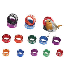 Craft Supplies 100 Pcs 3mm Mixed Color Bird Leg Bands for Quail Pigeon DIY Crafts
