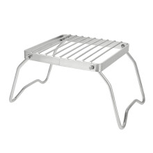Barbecue Grill 19184 Outdoor Foldable Stainless Steel Barbecue Grill Charcoal Rack for BBQ Picnic