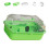 Cage à Hamster Portable à Double niveau, pratique, avec-Vert 1