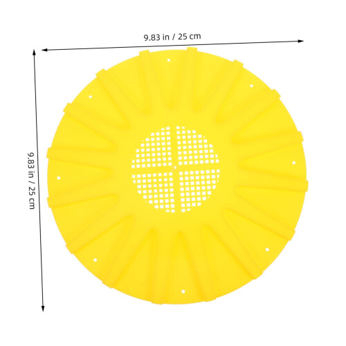 2Pcs Plastic Bee Escape Disc for Hive Inner Cover, Quick Bee Removal Beekeeping Equipment 1