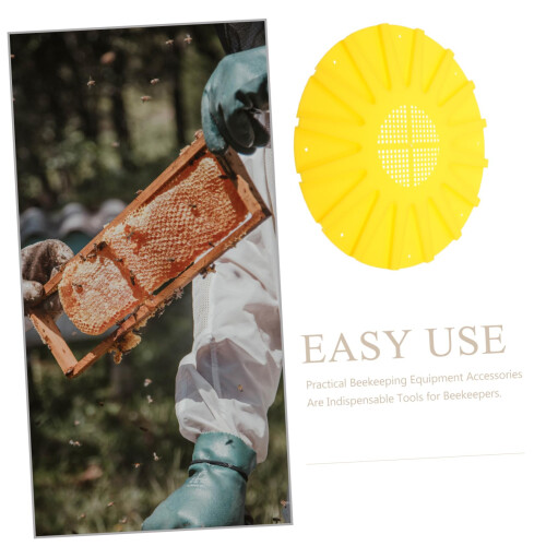 2Pcs Plastic Bee Escape Disc for Hive Inner Cover, Quick Bee Removal Beekeeping Equipment 2