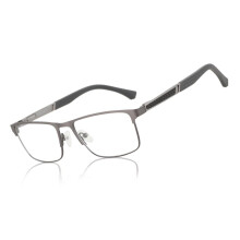 Blue Light Blocking Reading Glasses for Men, Square Frame Computer Readers with Spring Hinges