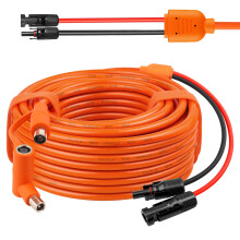 40FT Solar Extension Cable DC 8mm 12AWG, Solar Panel to Power Station Adapter DC7909/DC8020
