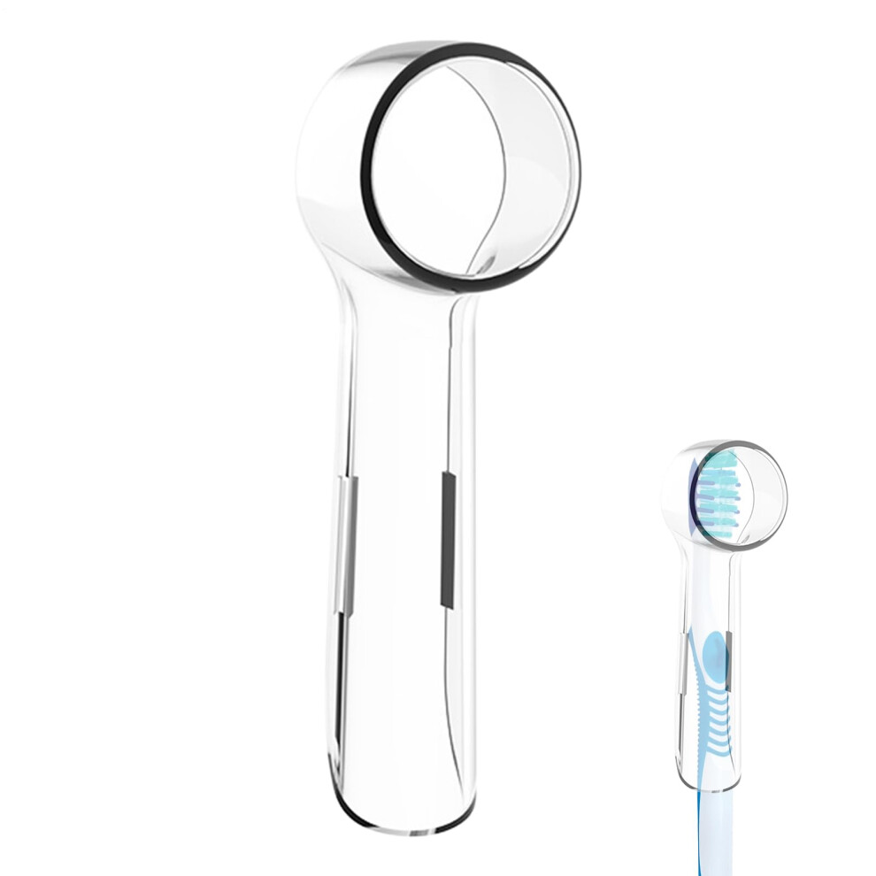 Electric Toothbrush Head Cover Dustproof Clear Cap Travel Hygiene Protector for Manual and Electric Brushes