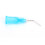 100pcs Blue Disposable Pre Bent Dental Irrigation Needle Tips, Plastic Replacement 6