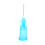 100pcs Blue Disposable Pre Bent Dental Irrigation Needle Tips, Plastic Replacement 12