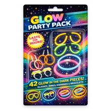 Glow Sticks 42pc Party Pack Glow Bracelets